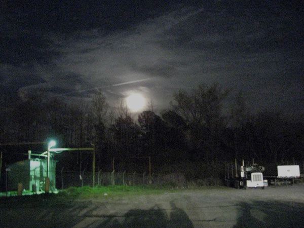 Moon over Truck Stop